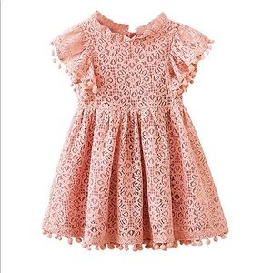 🌸 Lace dress flower girl easter wedding baby 2t
